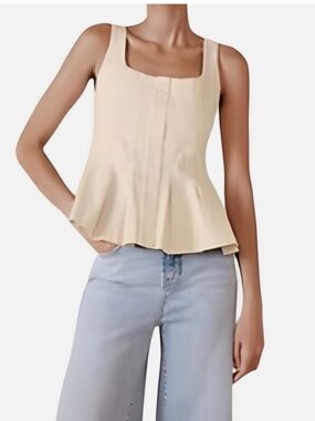 NWT Banana Republic peplum tank